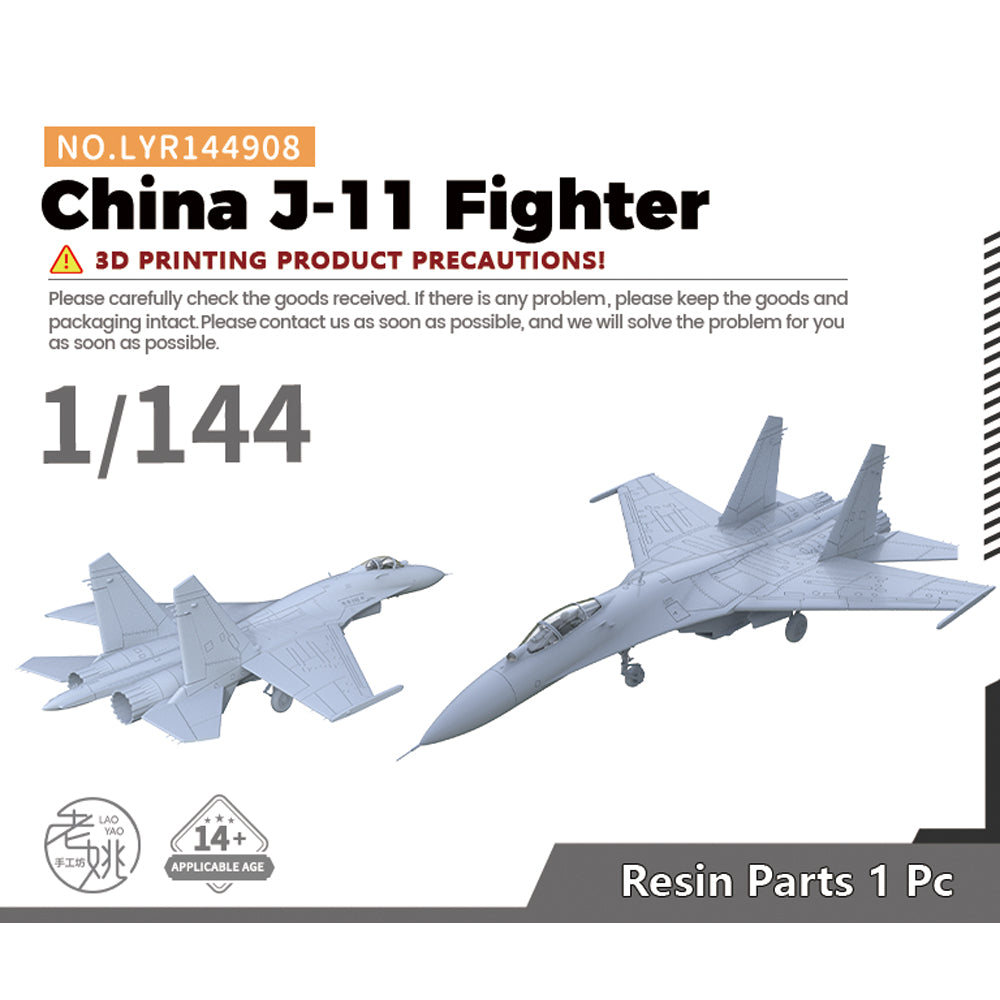 Yao's Studio LYR908 Military Model Kit China J-11 Fighter Main image