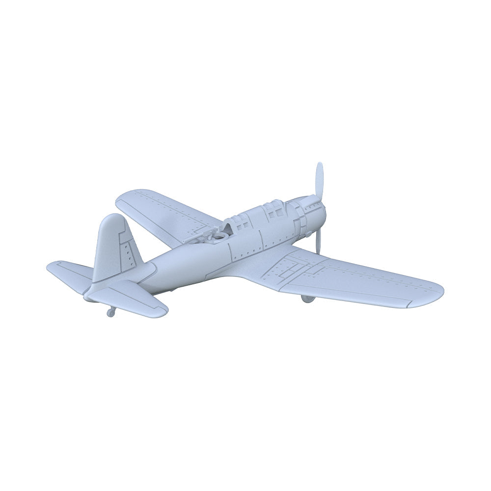 Yao's Studio LYR240A Military Model Kit USAF SB2U-3 Defender Dive Bomber Touch Down — detail view 3