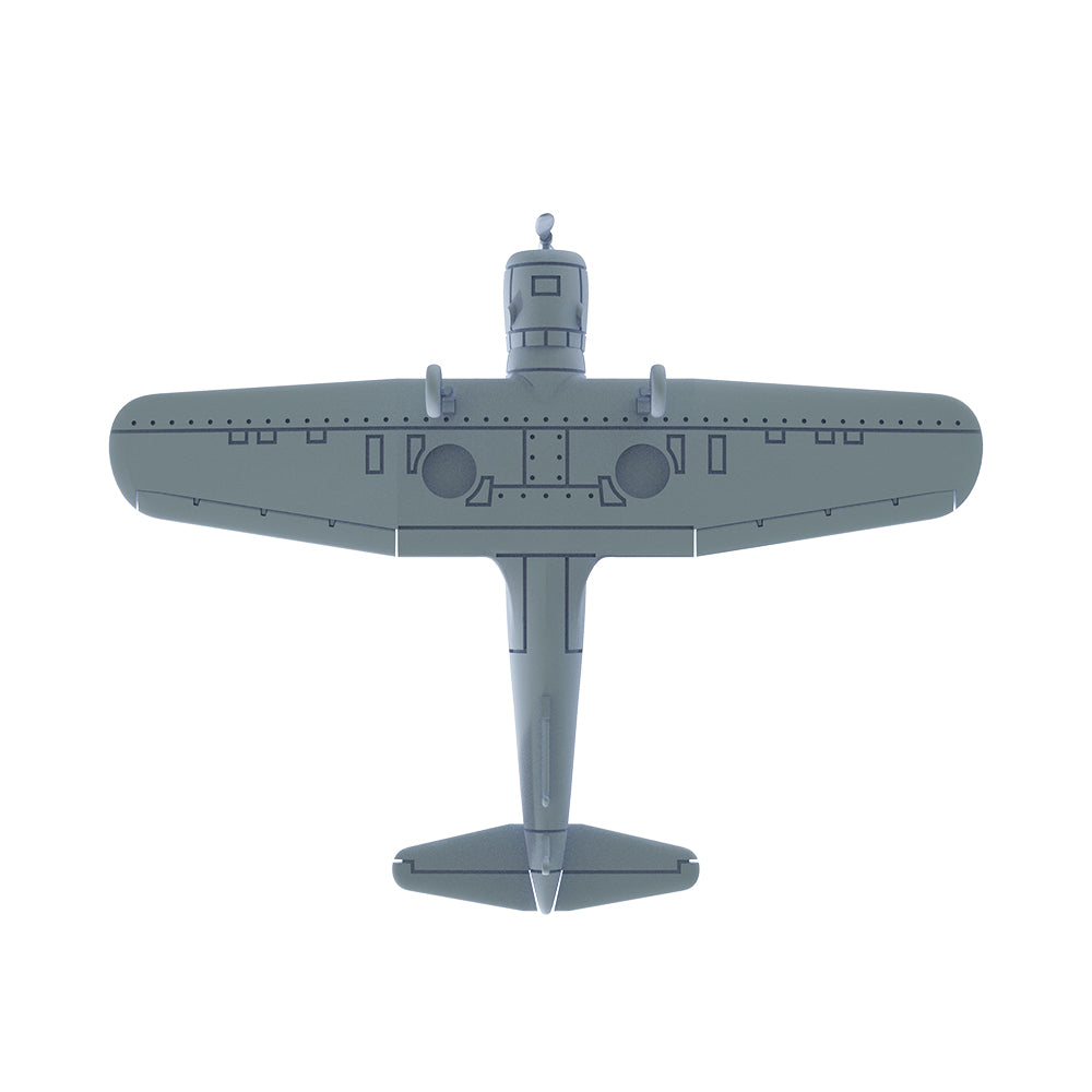 Yao's Studio LYR240 Fighter Aircraft Military Model Kit US SB2U-3 Defender Dive Bomber — detail view 9