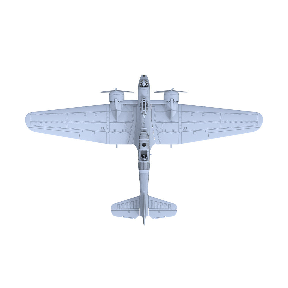 Yao's Studio LYR259B Military Model Kit USN Williiams Bros Martin B-10B Bomber Take Off — detail view 3