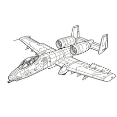 LYR264 Military Model US A-10A Thunderbolt II (Early) Strike Aircraft
