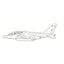 LYR265  Military Model France Alpha Jet E Strike Aircraft