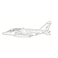 LYR265  Military Model France Alpha Jet E Strike Aircraft