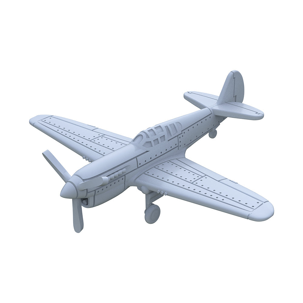 Yao's Studio LYR236A Military Model Kit USAF P-40E-1 Warhawk Fighter Touch Down Secondary image