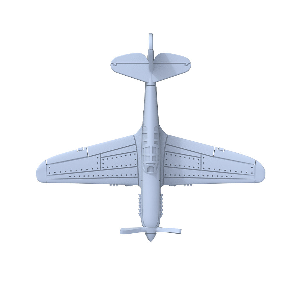 Yao's Studio LYR236A Military Model Kit USAF P-40E-1 Warhawk Fighter Touch Down — detail view 4