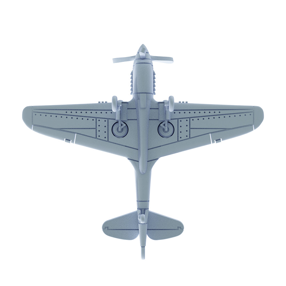 Yao's Studio LYR236A Military Model Kit USAF P-40E-1 Warhawk Fighter Touch Down — detail view 5