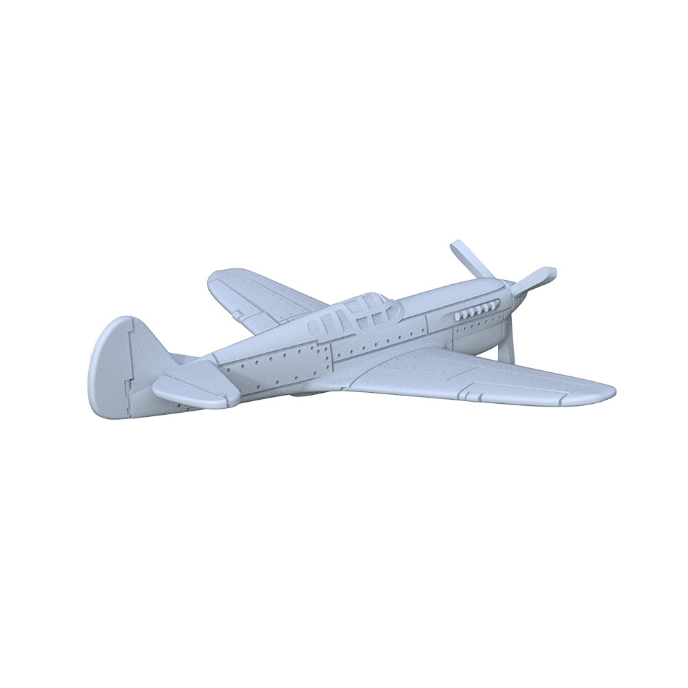 Yao's Studio LYR237 Fighter Aircraft Military Model Kit US P-40F-10 Warhawk Fighter — detail view 5