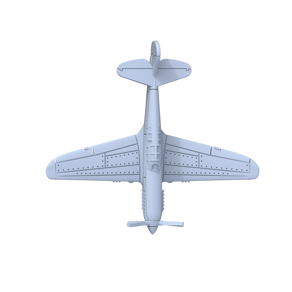 Yao's Studio LYR237 Fighter Aircraft Military Model Kit US P-40F-10 Warhawk Fighter — detail view 6