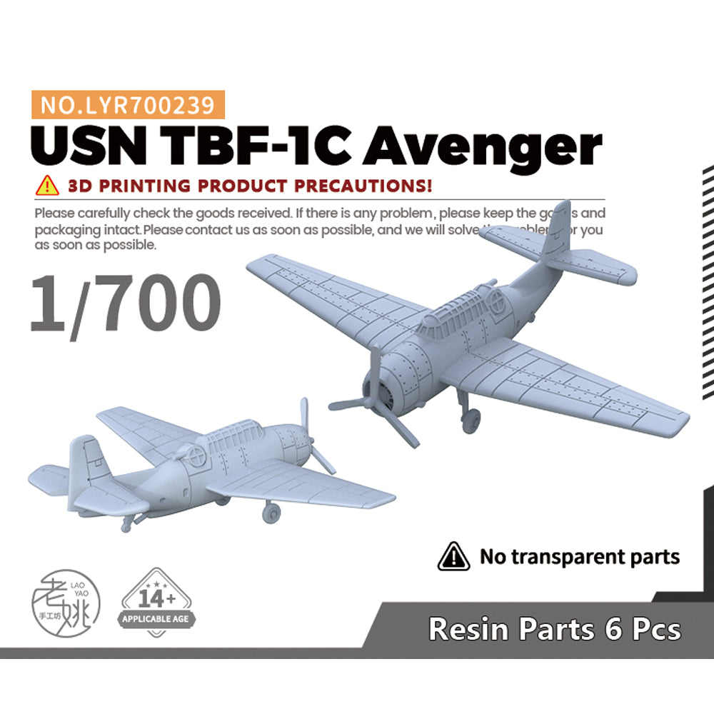 Yao's Studio LYR239 Military Model Kit USN TBF-1C Main image