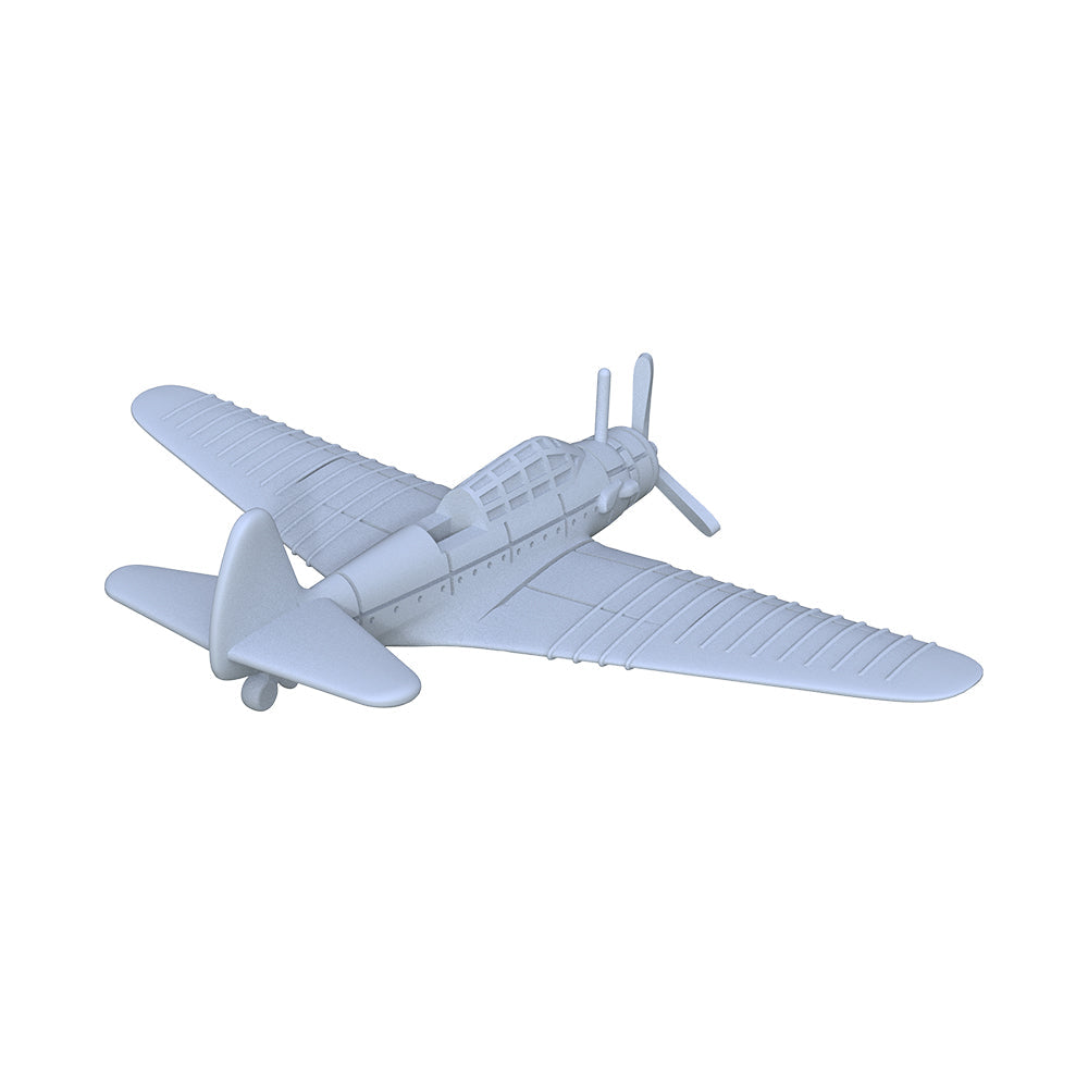 Yao's Studio LYR241 Fighter Aircraft Military Model Kit US TBD-1 Devastator Torpedo Bomber — detail view 5