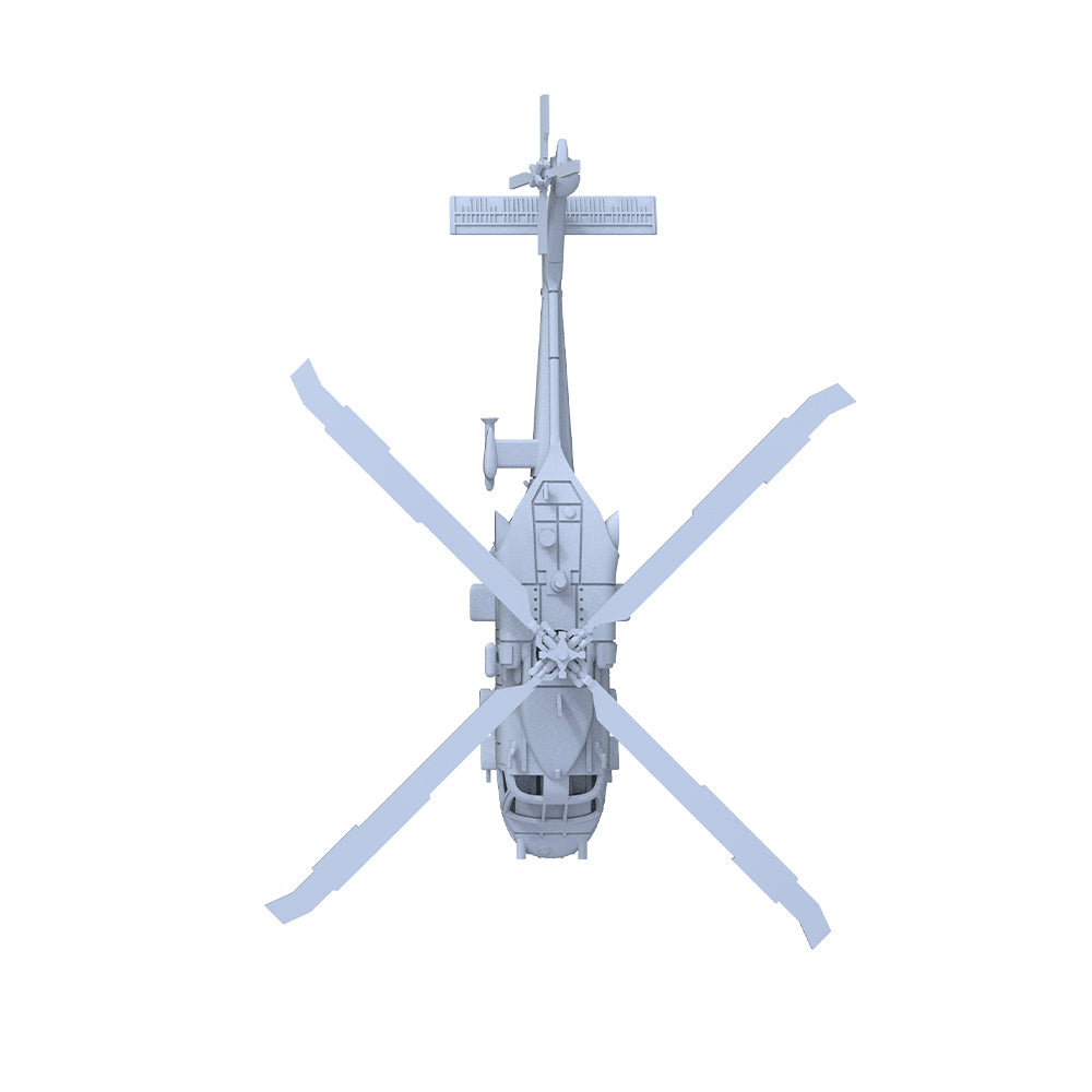 Yao's Studio LYR246 Fighter Aircraft Military Model Kit US Navy SH-60B Seahawk Helicopter — detail view 4