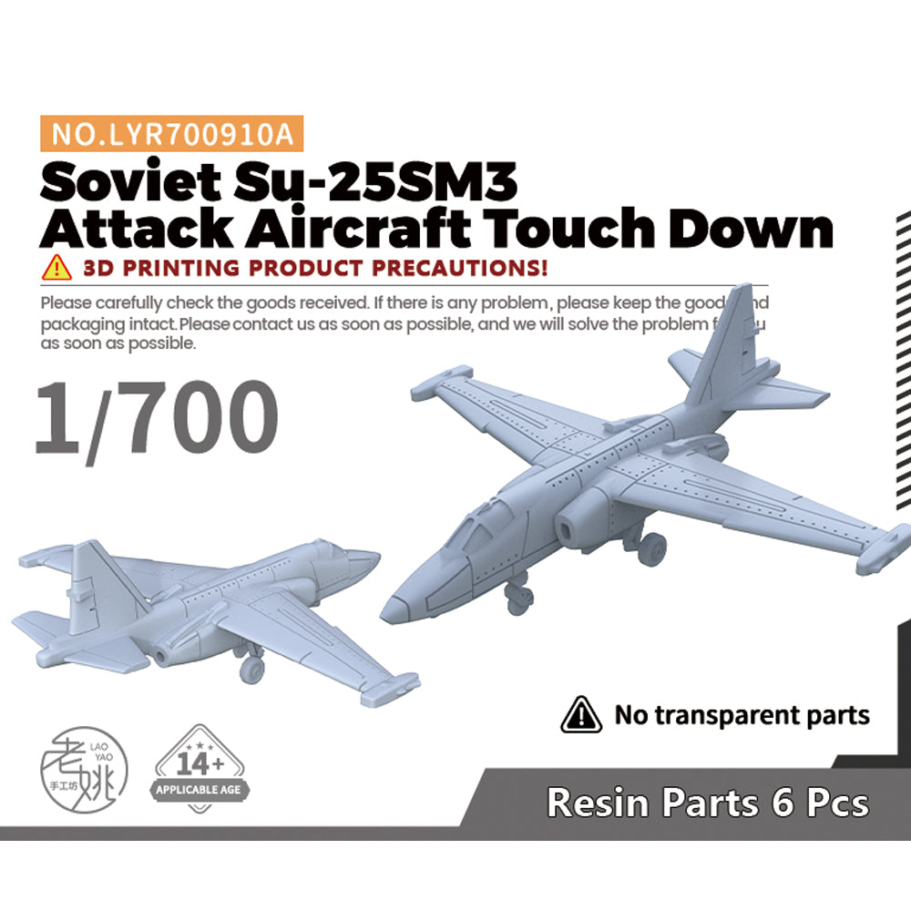 Yao's Studio LYR910A Military Model Kit Soviet Su-25SM3 Attack Aircraft Touch Down Main image