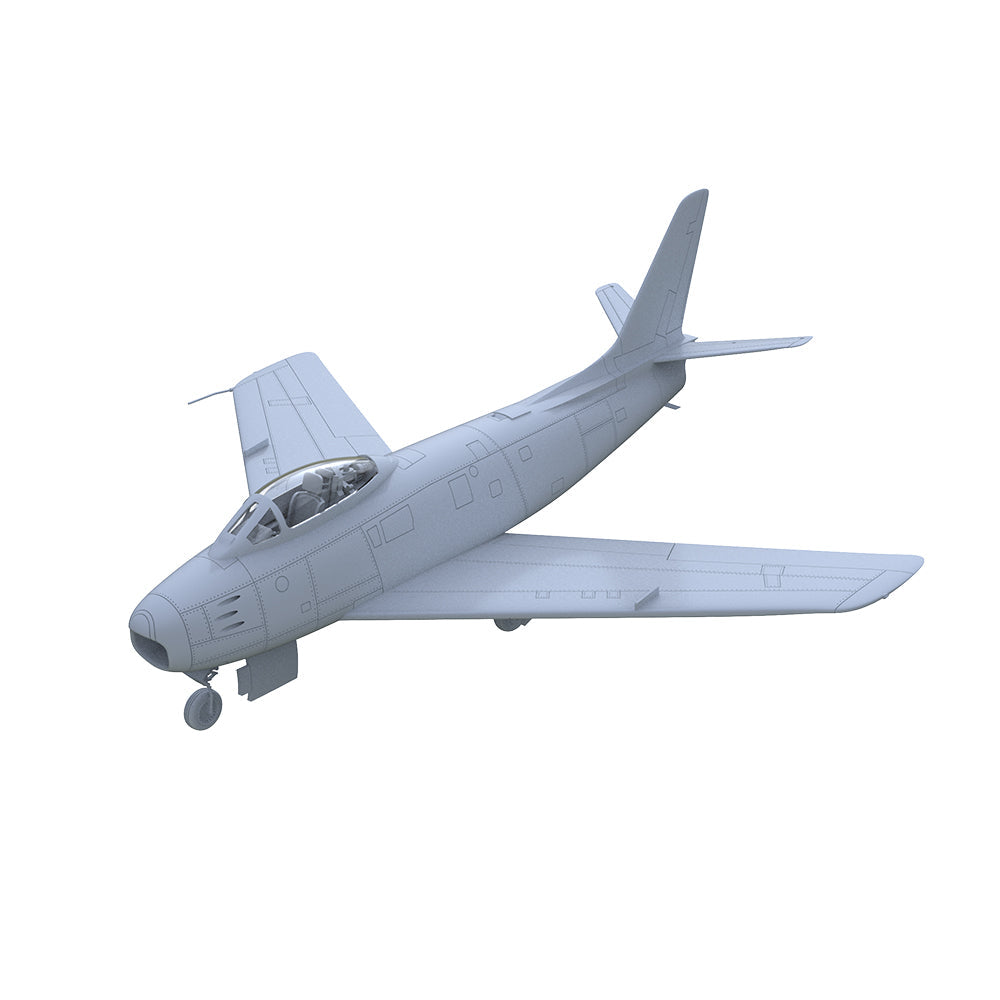 Yao's Studio LYR258B Military Model Kit USN F-86 Fighter Sabre Take Off Secondary image