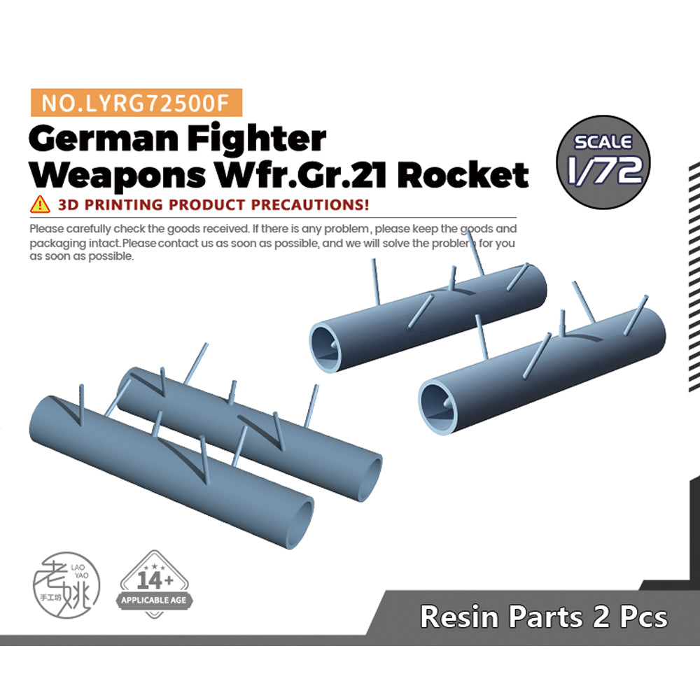 Yao's Studio LYRG500F Model Upgrade Parts German Fighter Weapons Wfr.Gr.21 Rocket Main image