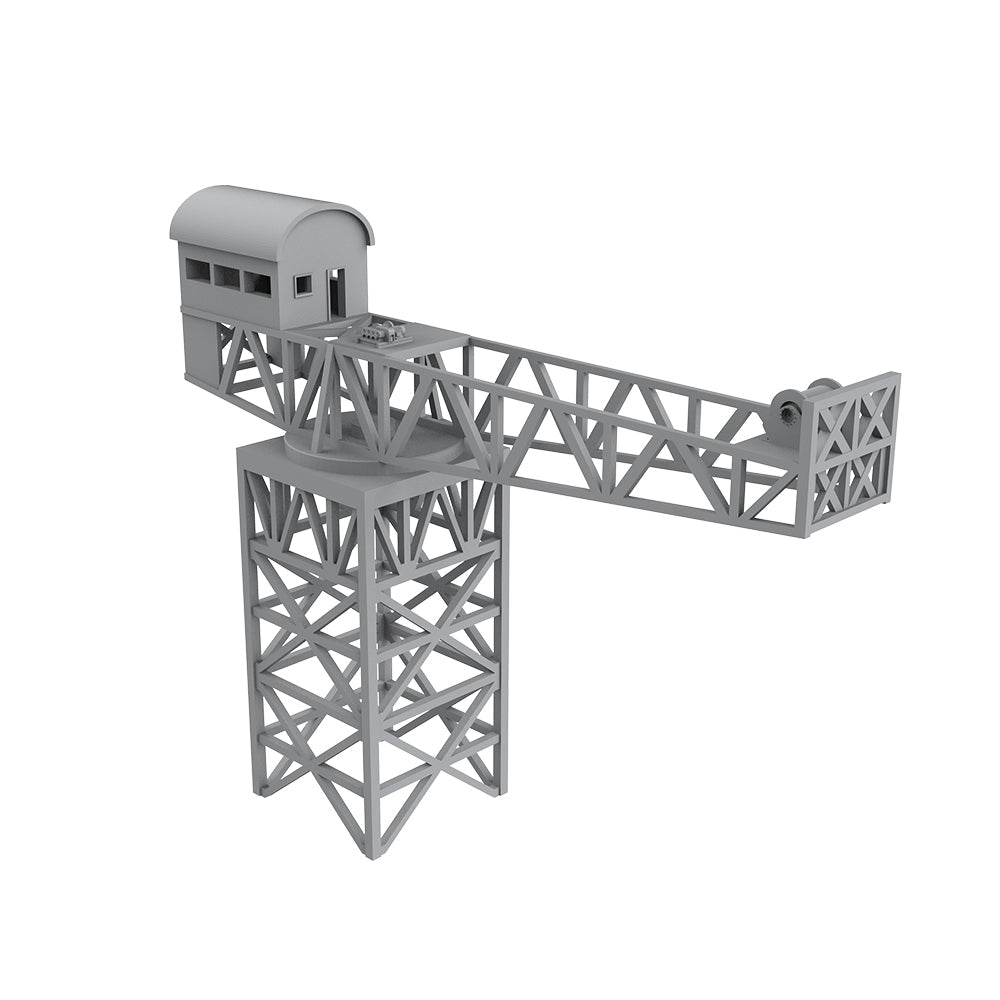 Yao's Studio LYT1000127 1/1000  Miniature Dock factory building Shipyard Display Tower Crane Dock Crane Arm Tower Secondary image
