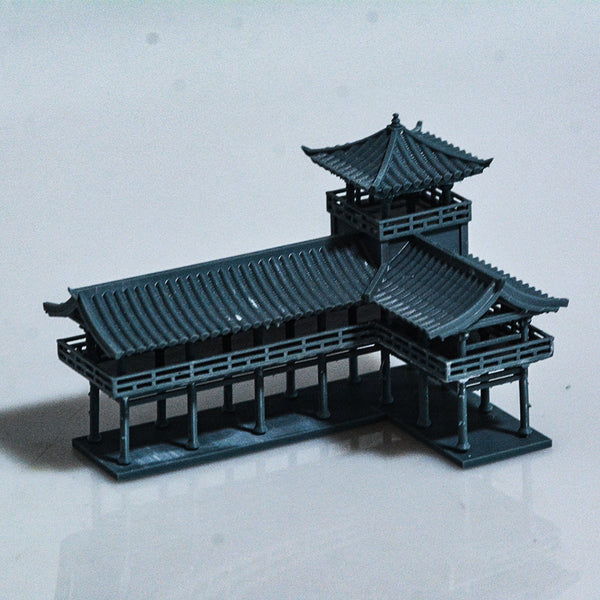 Yao's Studio LYT404 Farmers Market Vegetable Stall Fruit Stall Farm HO/OO/Z/N/TT Railroad Miniature Accessory Display Props
