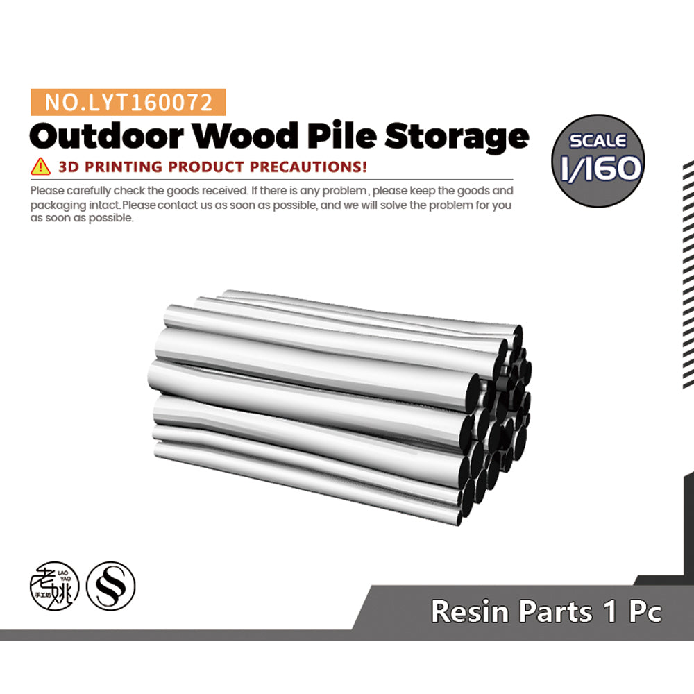 Yao's Studio LYT072 Outdoor Wood Pile Storage Military Base Miniature Accessory Props — scale model kit