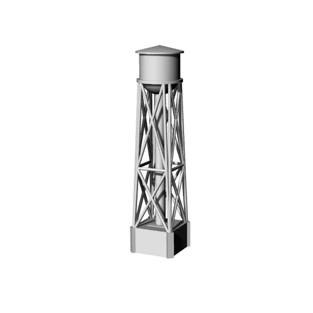 Yao's Studio LYT091 Water Tower HO/OO/Z/N/TT Railroad Miniature Accessory Display Props — detail view 2