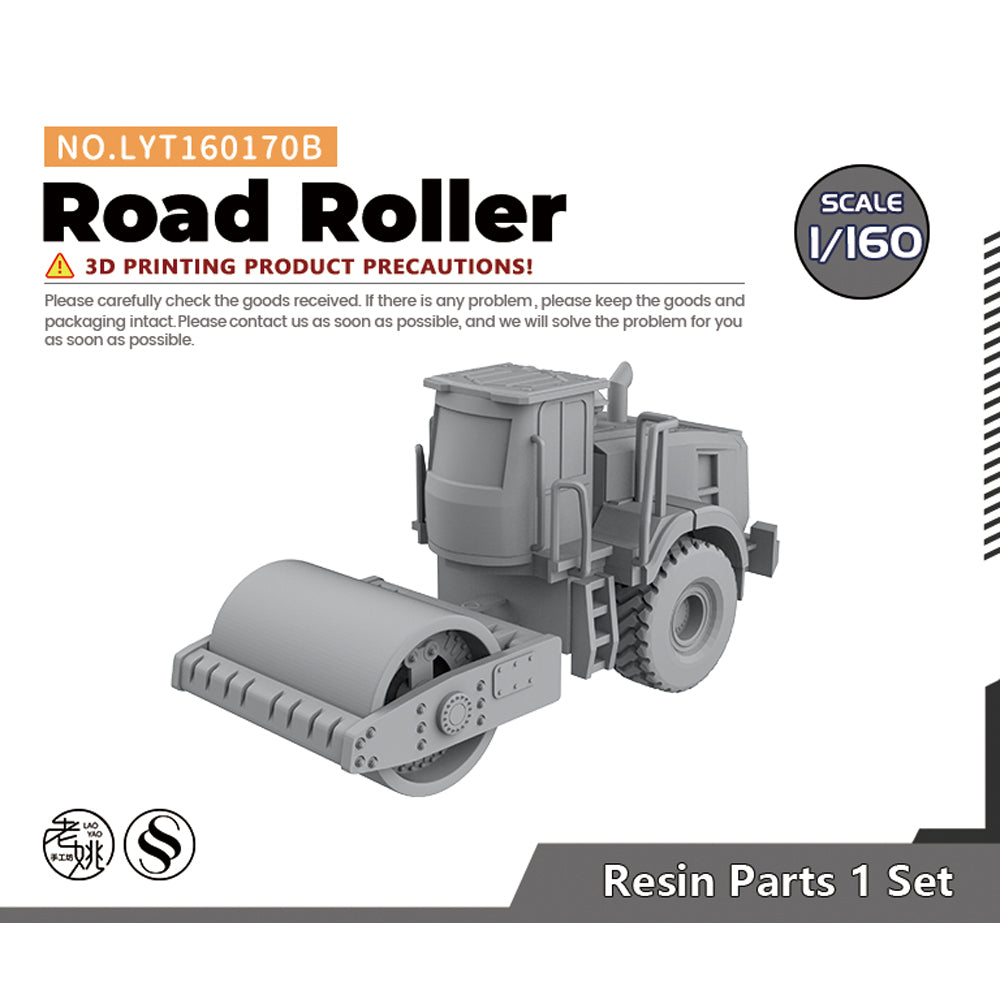 Yao's Studio LYT170B Scene Model Upgrade Road Roller — scale model kit