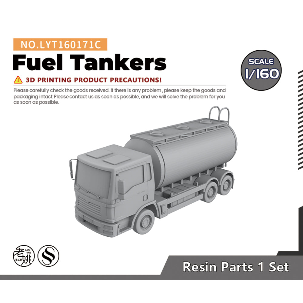 Yao's Studio LYT171C Scene Model Upgrade Parts Fuel Tankers — scale model kit