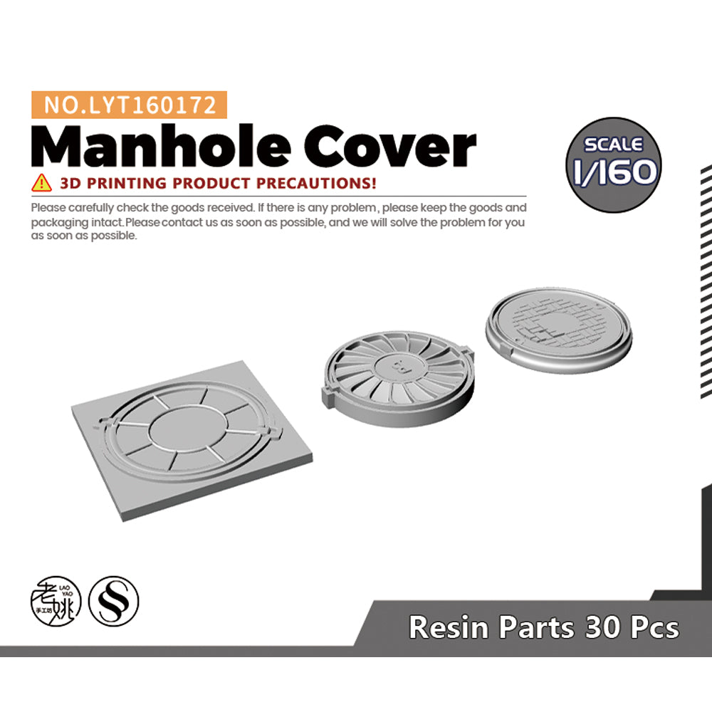 Yao's Studio LYT172 Manhole Cover Military Base Miniature Accessory Props Main image