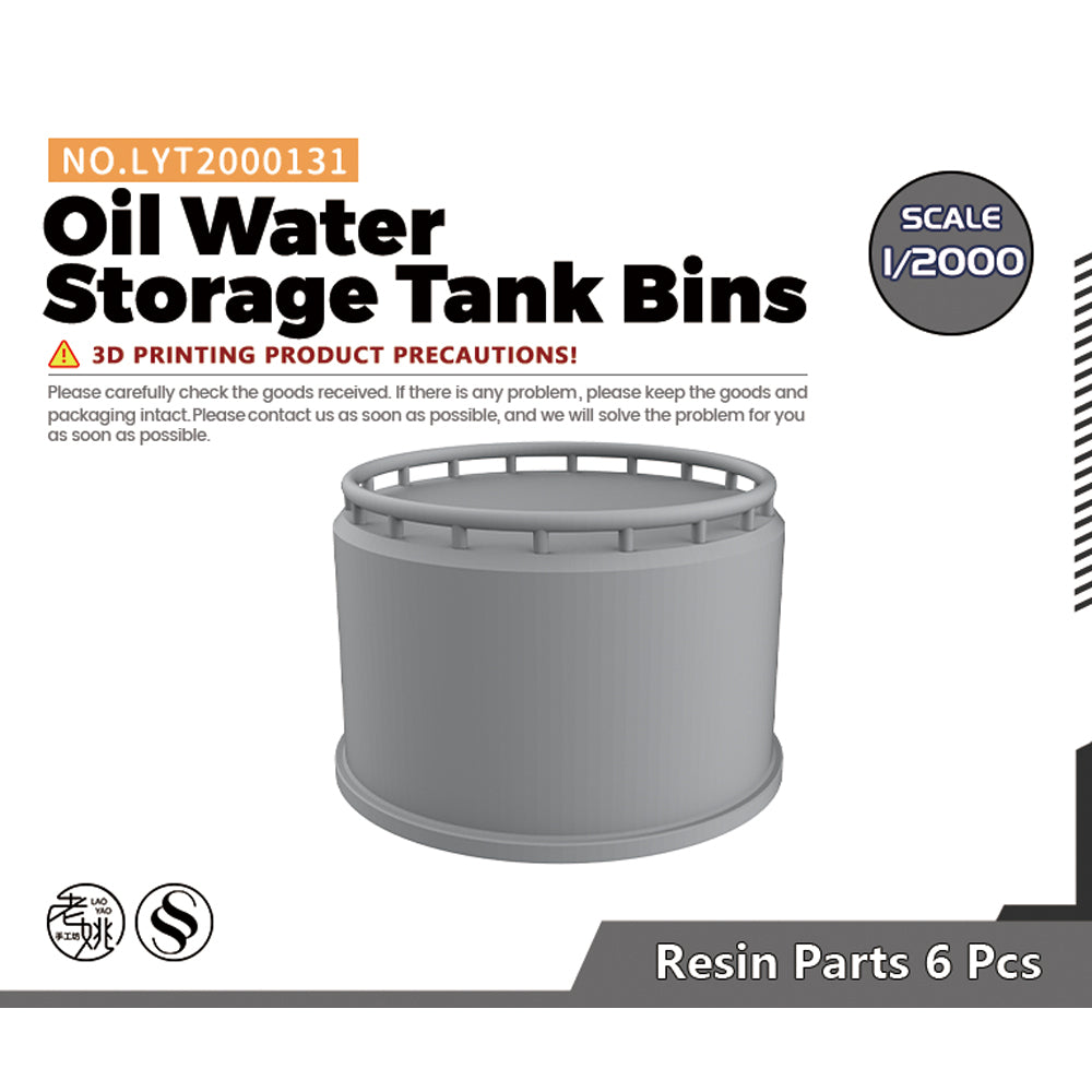 Yao's Studio LYT131 Oil Water Storage Tank Bins Military Base Miniature Accessory Props Main image