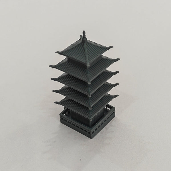 Yao's Studio LYT312 Chinese Ancient Five-Story Pagoda HO/OO/Z/N/TT Railroad Miniature Accessory Display Props