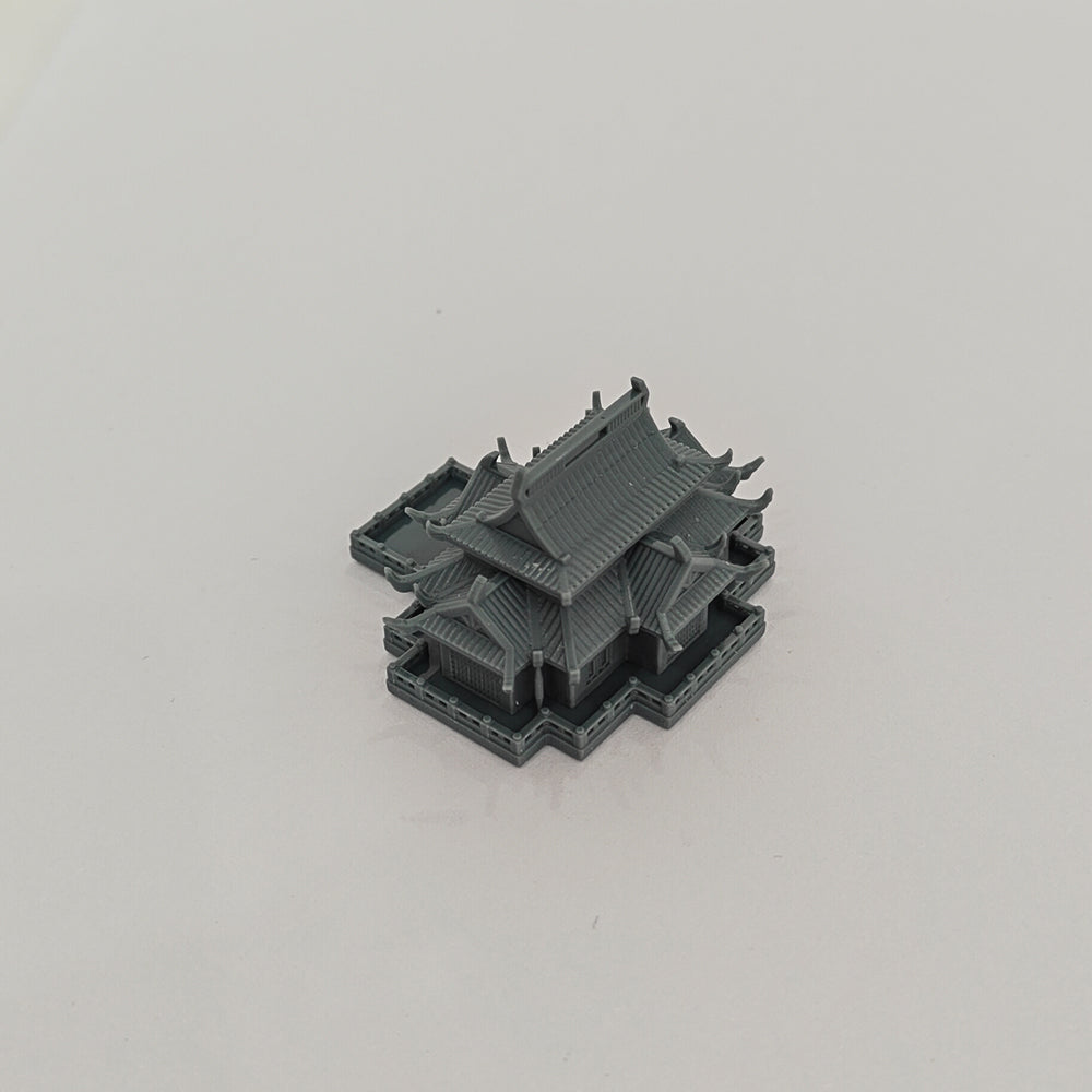 Yao's Studio LYT315 The Hall of Mahavira Building HO/OO/Z/N/TT Railroad Miniature Diorama House Building Secondary image