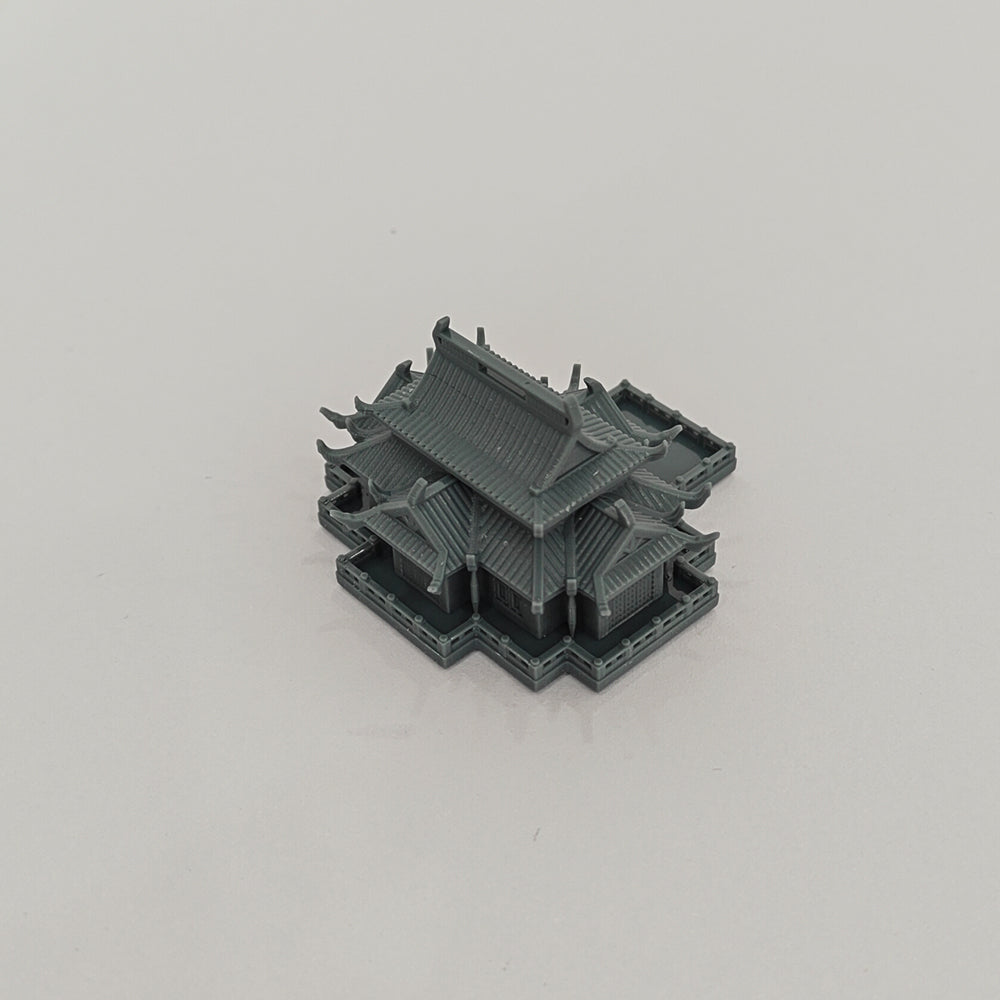 Yao's Studio LYT315 The Hall of Mahavira Building HO/OO/Z/N/TT Railroad Miniature Diorama House Building — scale model kit