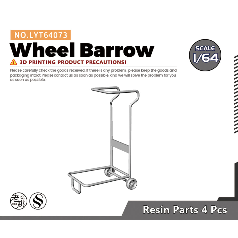 Yao's Studio LYT073 Wheel Barrow Diecast toys auto parts parts Main image