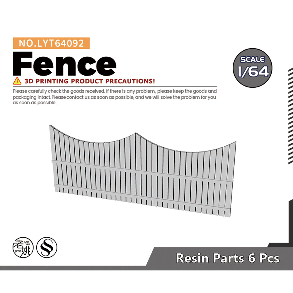 Yao's Studio LYT092 Fence Diecast toys car diorams Main image