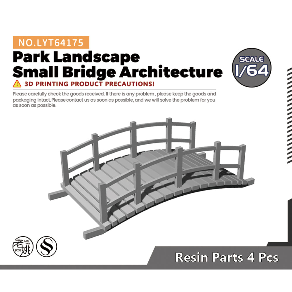 Yao's Studio LYT175 Park Landscape Small Bridge Architecture Diecast toys car diorams Main image