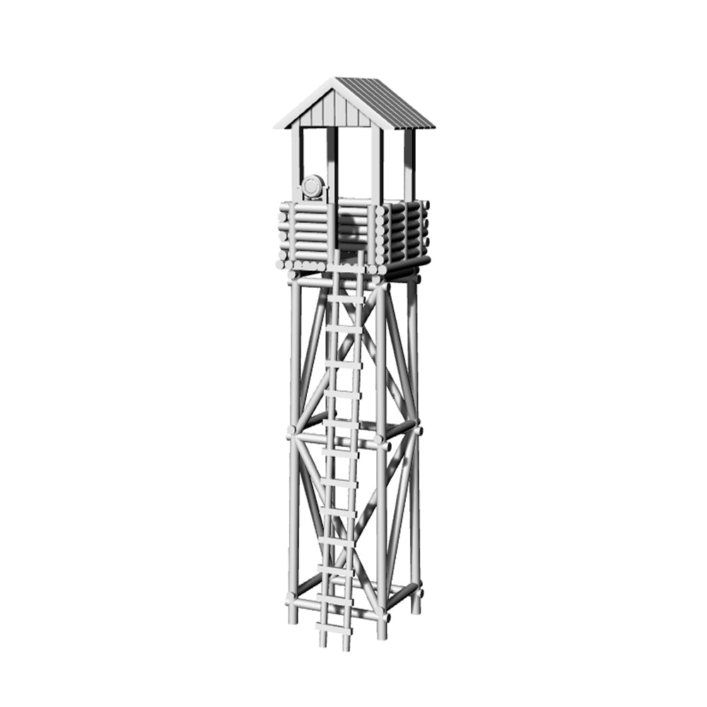 Yao's Studio LYT205 Scenery Building Lookout Tower Diecast toys car diorams — detail view 2