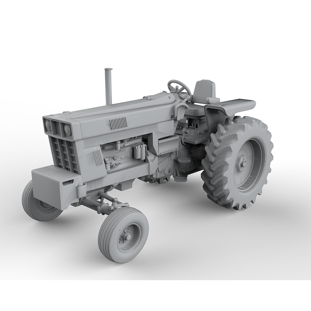 Yao's Studio LYT399 Intertillage Crop Tractor HO/OO/Z/N/TT Railroad Warehouse Dock Transportation Miniature Military Car Main image