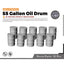 Yao's Studio LYT015 55 Gallon Oil Drum Barrels HO/OO/Z/N/TT Railroad Miniature Accessory Display Props