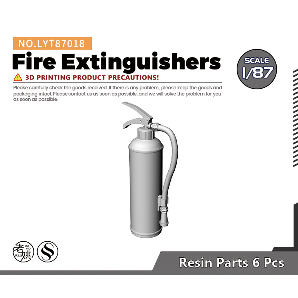 Yao's Studio LYT018 Fire Extinguishers Military Base Miniature Accessory Props — scale model kit