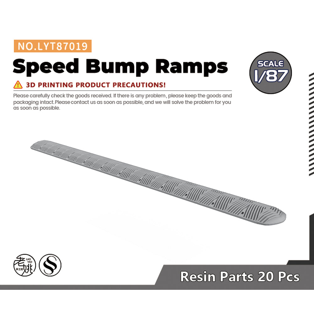 Yao's Studio LYT019 Speed Bump Ramps Military Base Miniature Accessory Props Main image