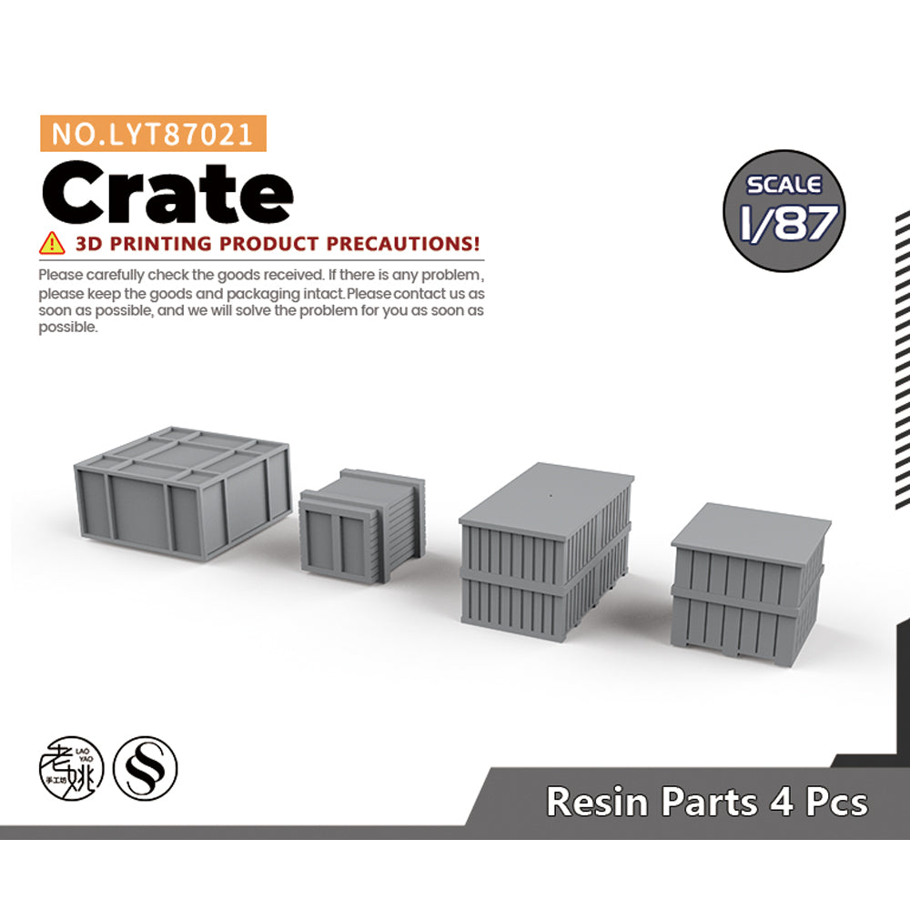 Yao's Studio LYT021 Crate Diecast toys car diorams Main image