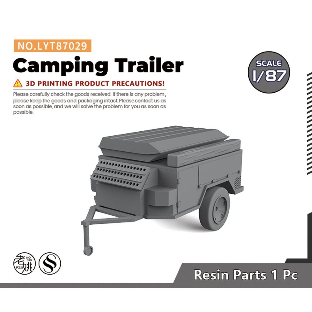 Yao's Studio LYT029 Camping Trailer Military Base Miniature Accessory Props Main image