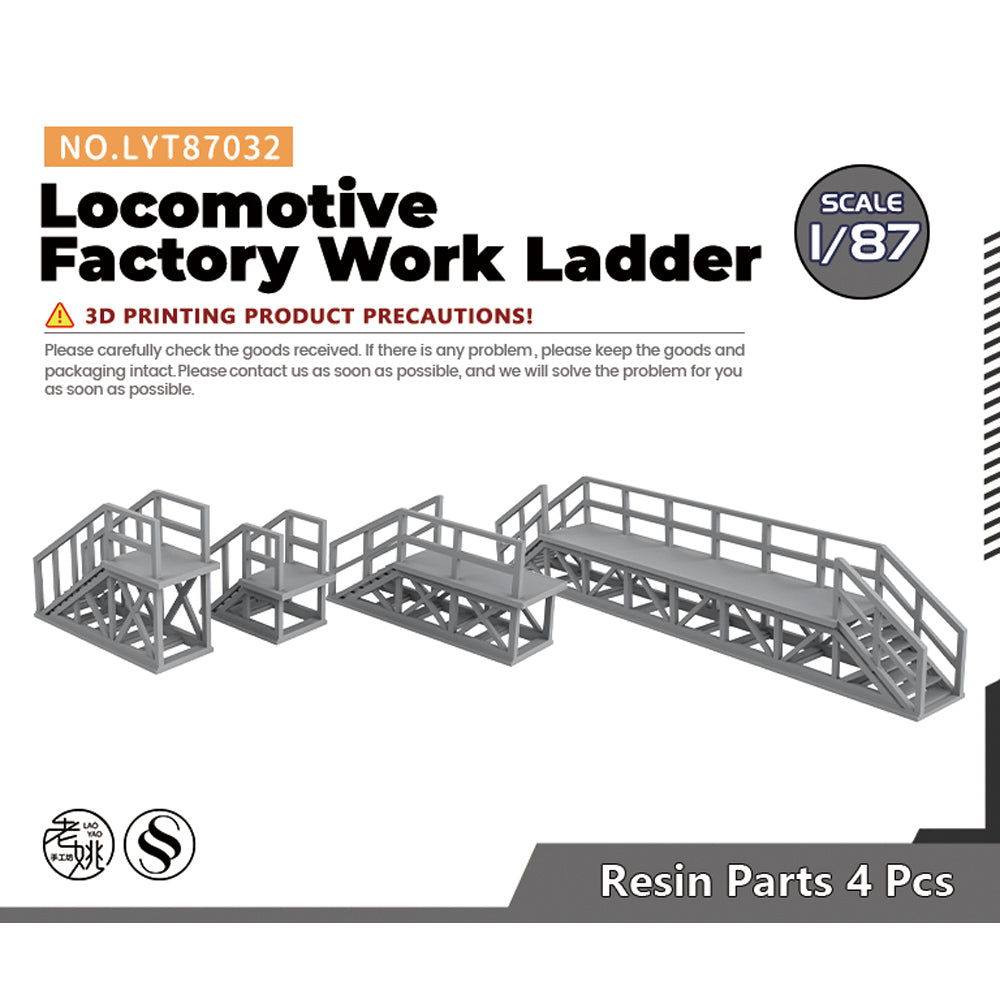 Yao's Studio LYT032 Locomotive Factory Work Ladder Military Base Miniature Accessory Props Main image
