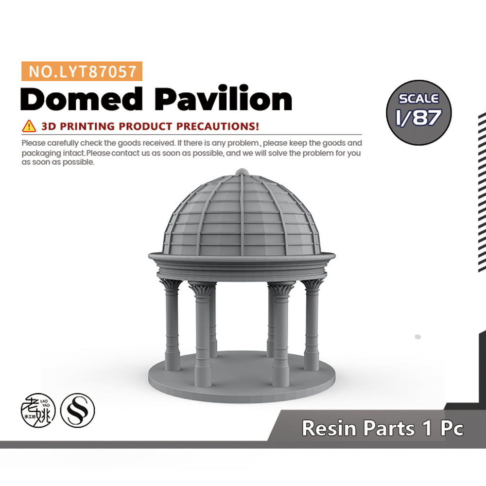 Yao's Studio LYT057 Domed Pavilion Military Base Miniature Accessory Props Main image