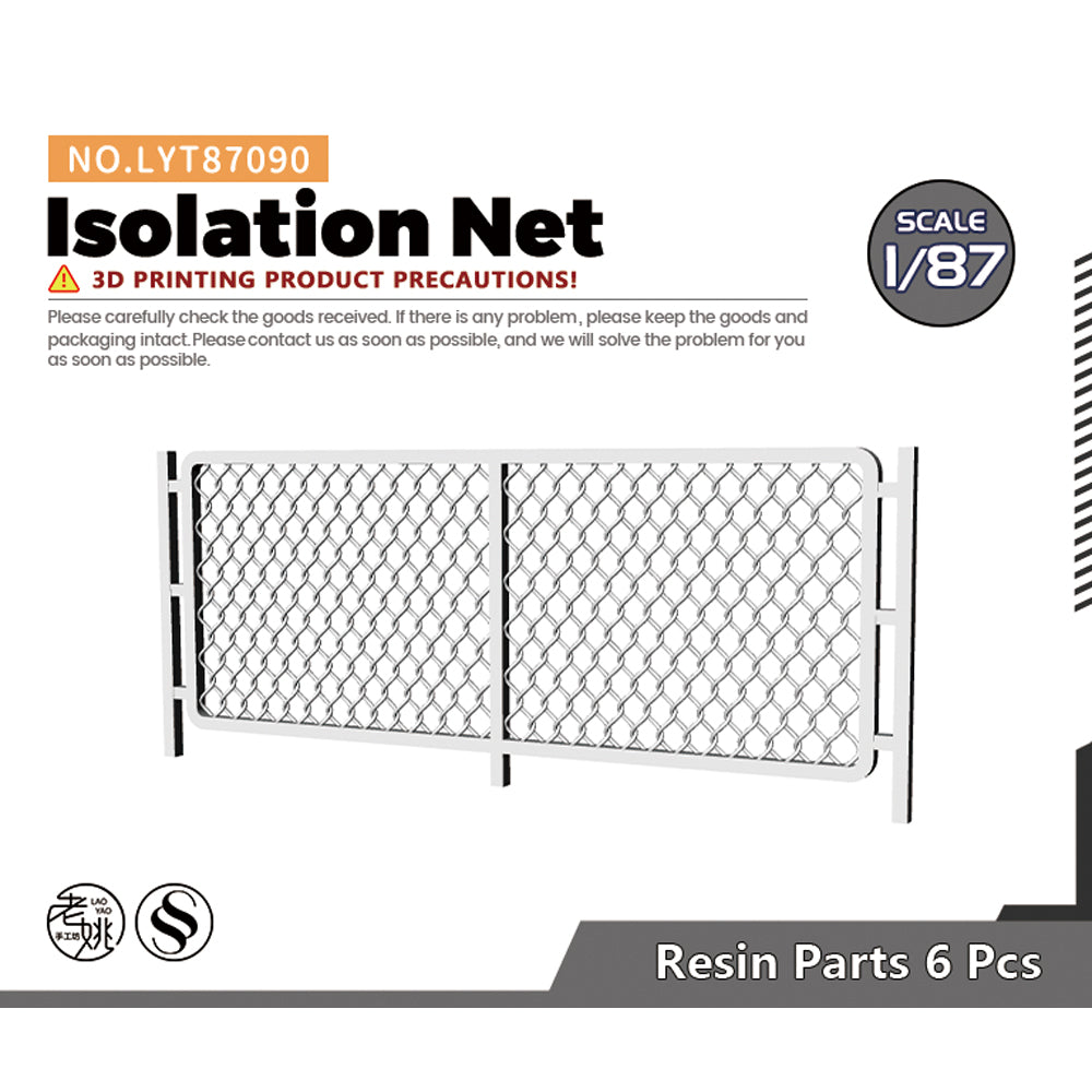 Yao's Studio LYT090 Isolation Net HO/OO/Z/N/TT Railroad Miniature Accessory Display Props — scale model kit