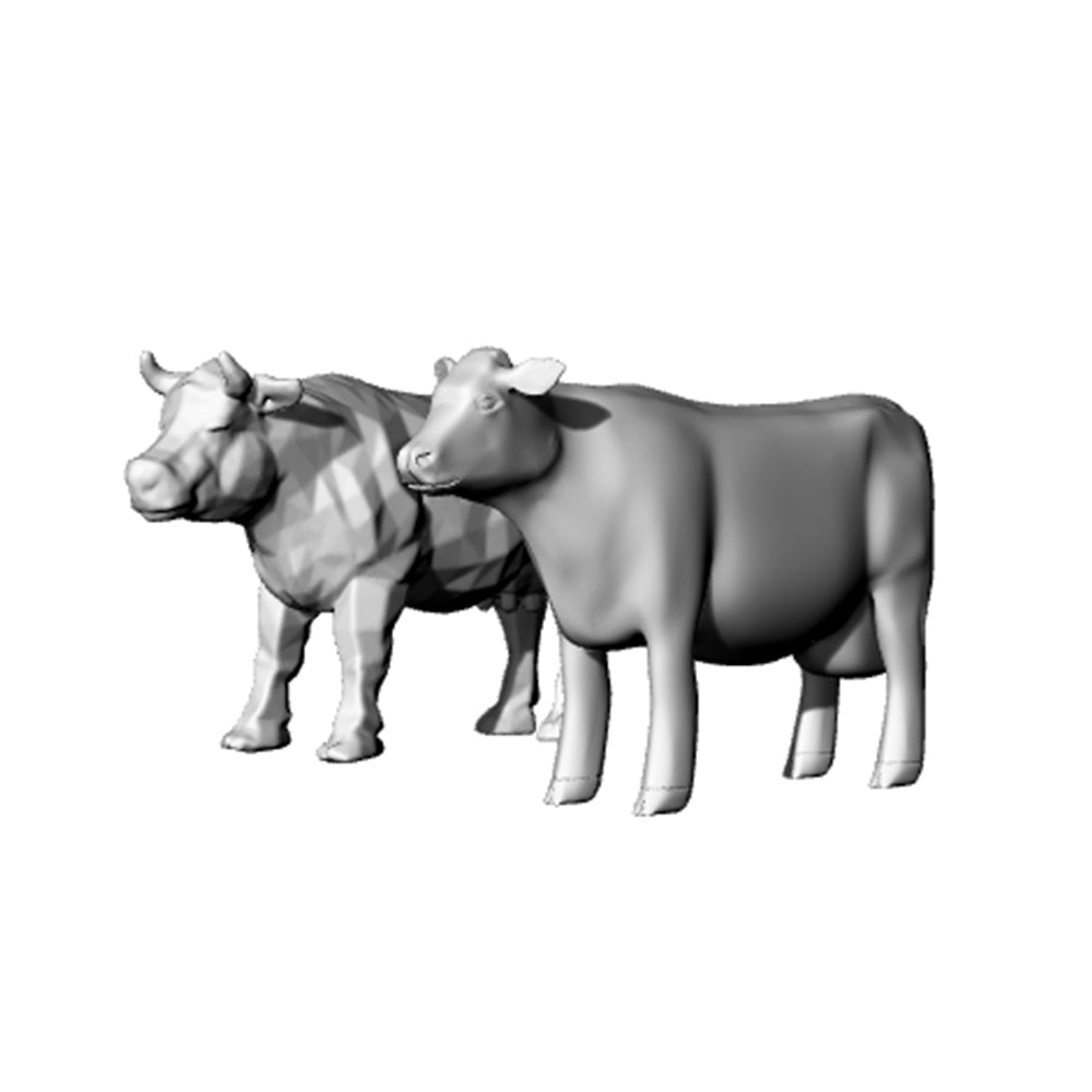 Yao's Studio LYT103 Cattle HO/OO/Z/N/TT Railroad Miniature Accessory Display Props — detail view 2
