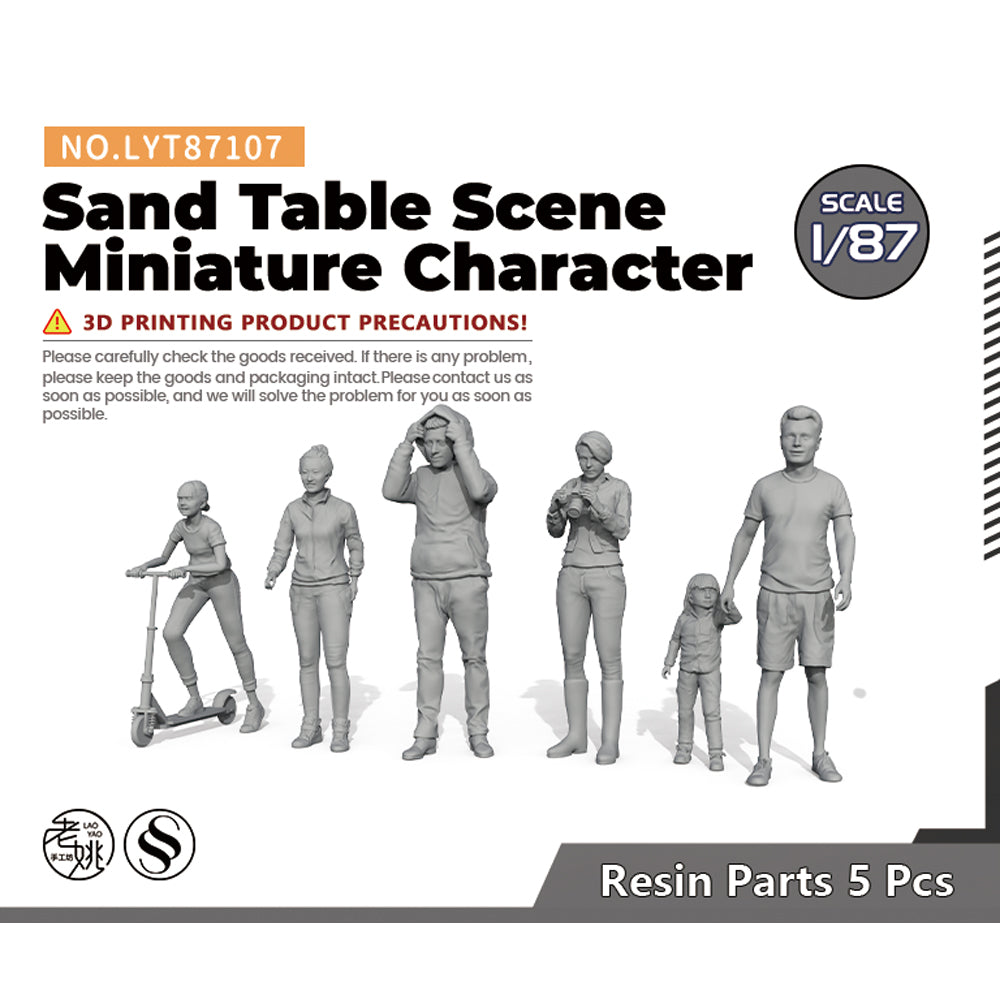 Yao's Studio LYT107 Sand Table Scene Miniature Characters HO/OO/Z/N/TT Railroad Miniature Accessory Display Props Main image