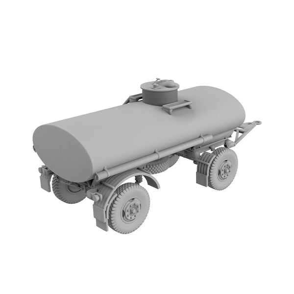 Yao's Studio LYT125 Petrol Trailer for Semi Fuel Tank HO/OO/Z/N/TT Railroad Warehouse Dock Transportation Miniature Military Car