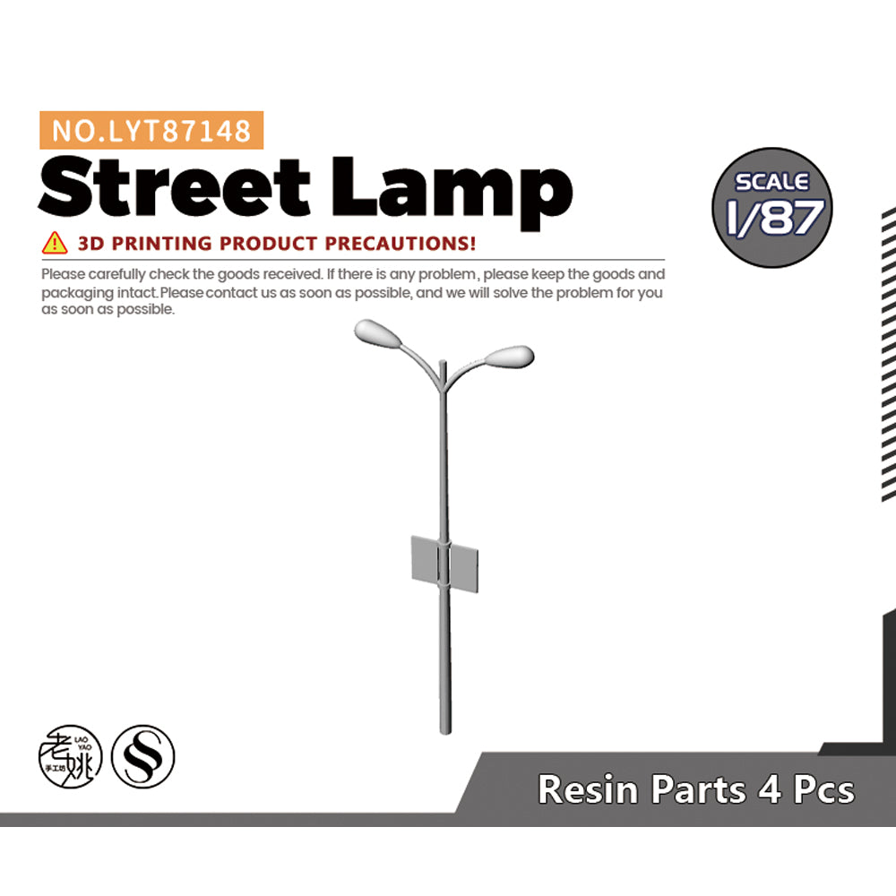 Yao's Studio LYT148 Street Lamp HO/OO/Z/N/TT Railroad Miniature Accessory Display Props Main image