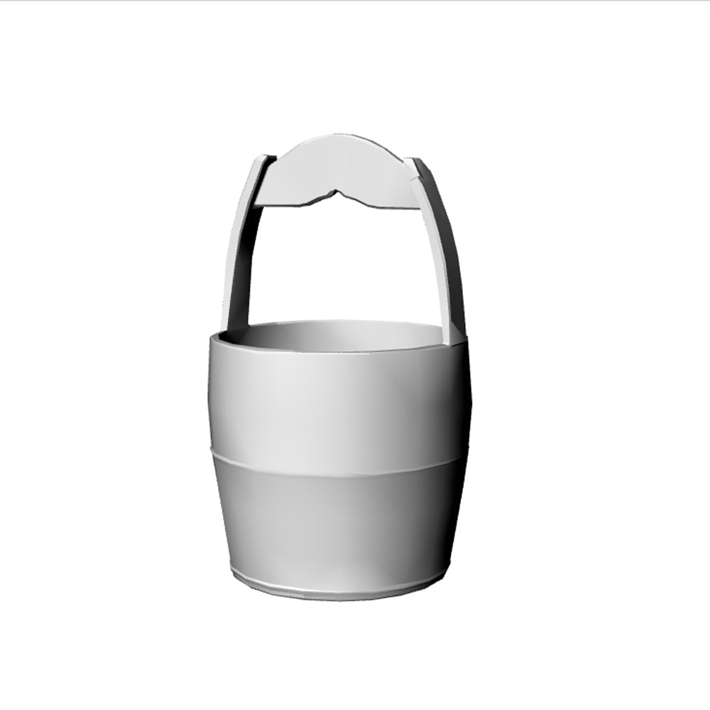 Yao's Studio LYT273 Wooden Bucket HO/OO/Z/N/TT Railroad Miniature Accessory Display Props