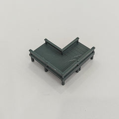 Yao's Studio LYT309 Right Angle Boardwalk 17mm48*48mm HO/OO/Z/N/TT Railroad Miniature Accessory Display Props