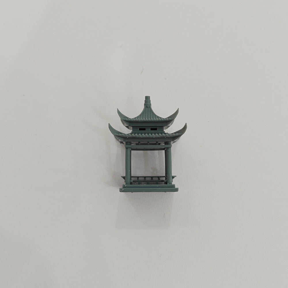 Yao's Studio LYT314 Chinese Style Pavilion HO/OO/Z/N/TT Railroad Miniature Diorama House Building — detail view 3