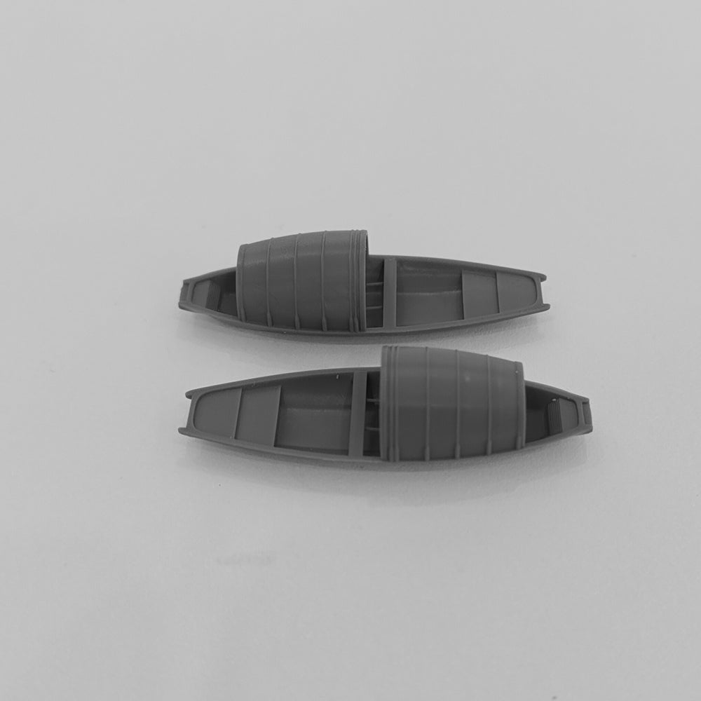 Yao's Studio LYT316 Fishing Boat HO/OO/Z/N/TT Railroad Miniature Accessory Display Props — detail view 2